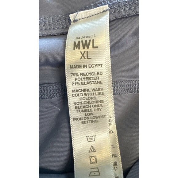 Madewell MWL Dusk Peri PURPLE Flex High Rise 25" Leggings Size XL ND876 NWT - Picture 10 of 10